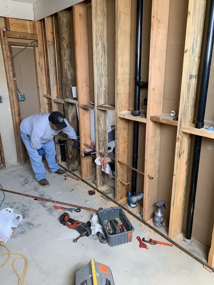 Commercial rough-in plumbing for Gas Line Repair in Hialeah